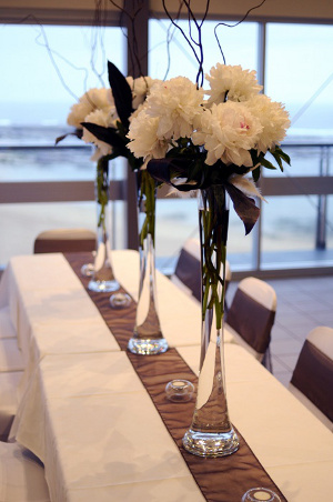 Centros de mesa con jarrones torre eiffel directorio de bodas ... Como decorar centros de mesa con torres ifel para quinceaños