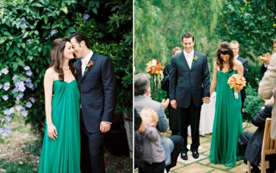 verde esmeralda color de moda para bodas 2013
