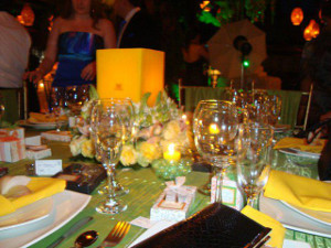 centros de mesa con velas para recepciones de bodas la caleñ cali