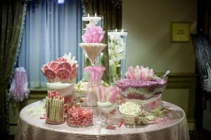decoracion de bodas con copas de martini gigantes la caleñita