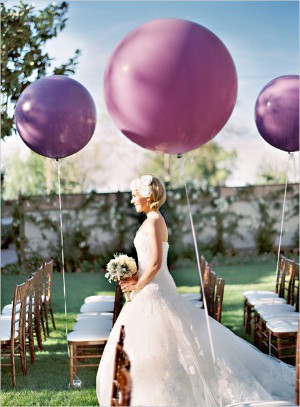 decoracion con globos gigantes globos de 15" para bodas