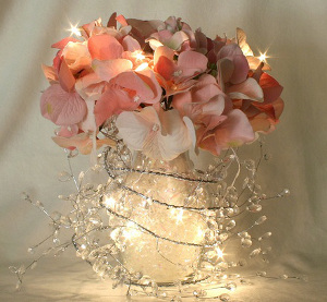 tendencia en bodas 2013 decoracion guirnaldas de cristal