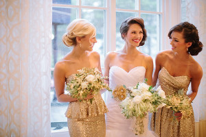 tendencia en bodas 2013 vestidos de damas de honor con lentejuelas