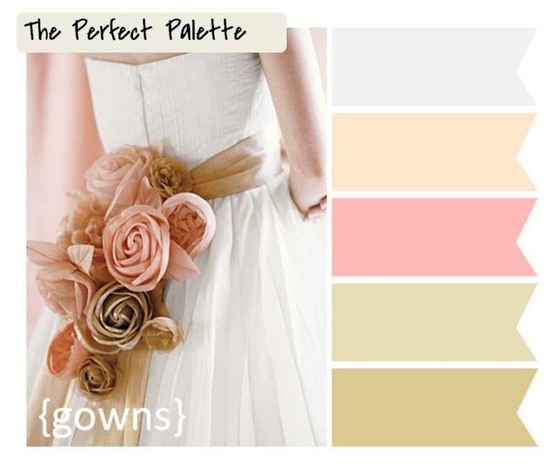 Paleta de colores para bodas