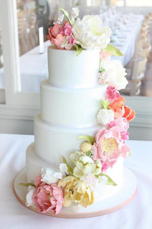 tendencia en bodas 2013 tortas con flores naturales ananda cali