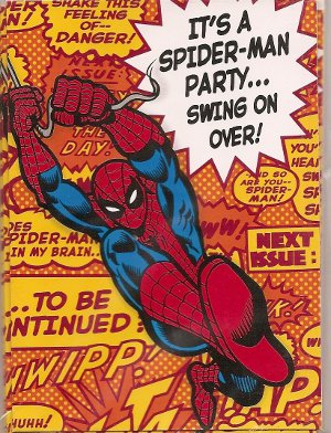 invitacin fiesta de cumpleaños hombre araña