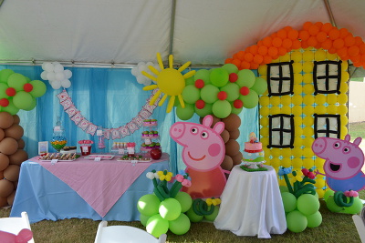 fiesta peppa pig decoraciones en Mercadolibre 