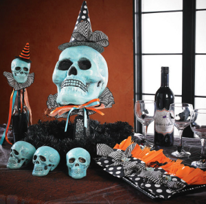 Halloween Negro Acrílico Confeti De Mesa-Azúcar Calavera fiesta Decoración/Favores 