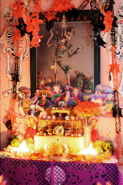 fiesta tematica de halloween dia de los muertos Mercadolibre