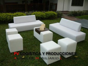 mobiliario lounge en tu evento - LaCelebracion.com