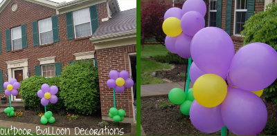 decoraciones de entradas en exteriores con globos Mercadolibre