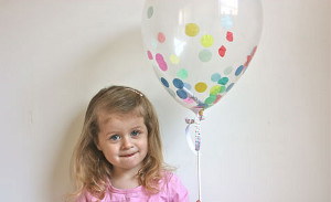 globos transparentes rellenos de confeti
