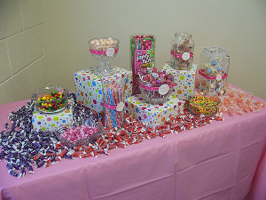 mesas de dulces para fiestas y eventos